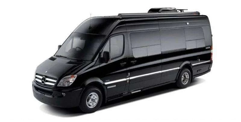 Seattle Airport Black Limo Sprinter Van luxury transportation service